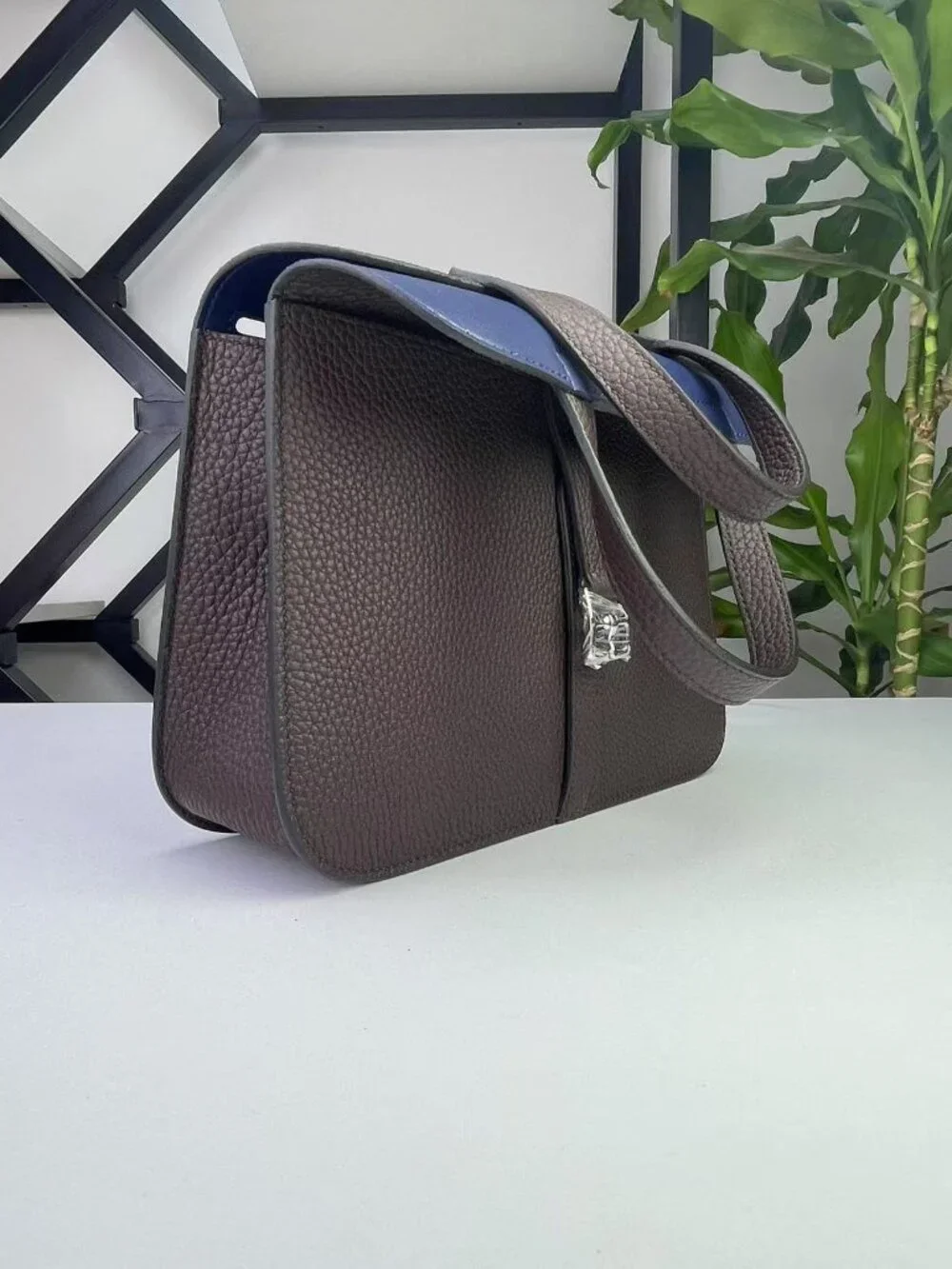 🛍️ Elegant Genuine Leather Evening Bag - Sophisticated Top Handle Handbag 🛍️
